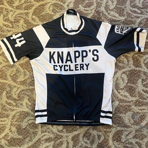 DRV Cycling Jersey KNAPP’S Brown Full Zip Size XL